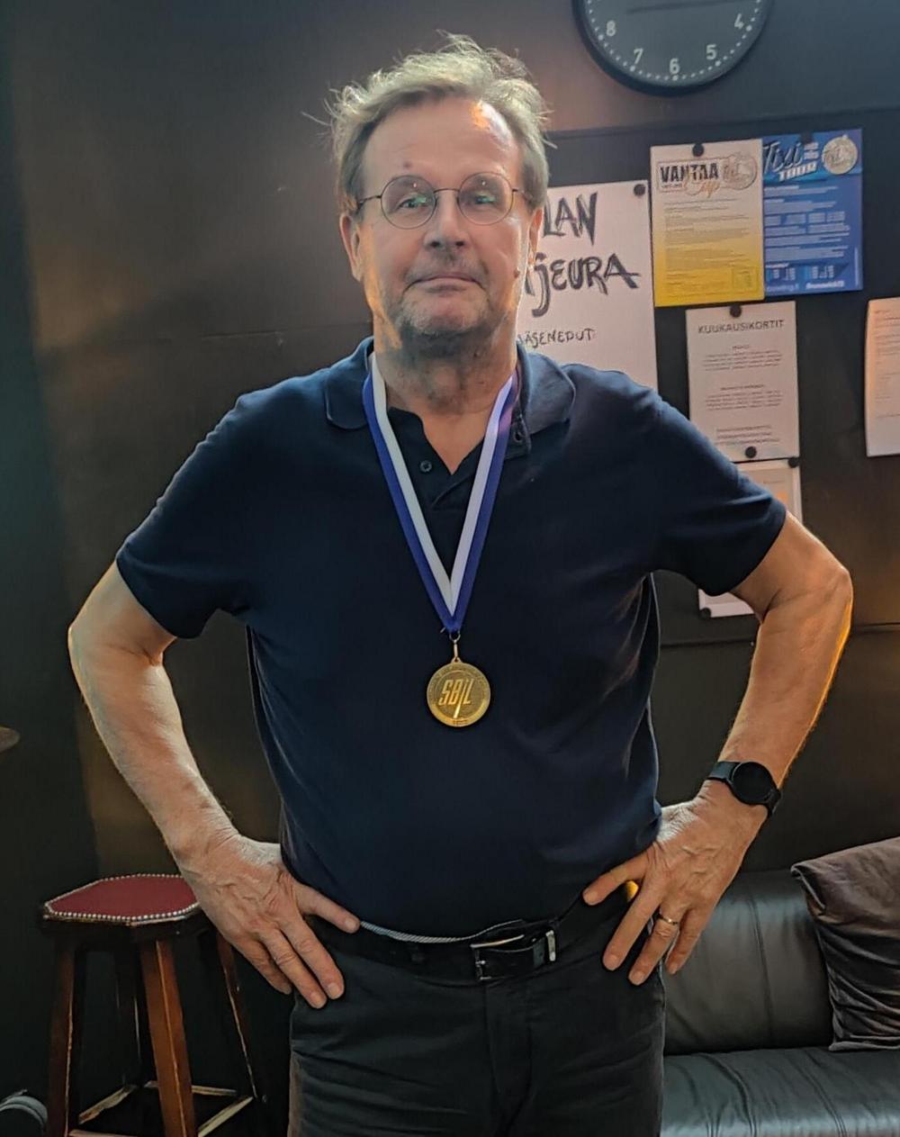 Joulukuun pelaaja Pentti Nikula Suomen Biljardiliitto ry